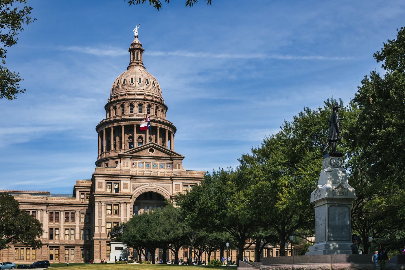 Stately government capitol building